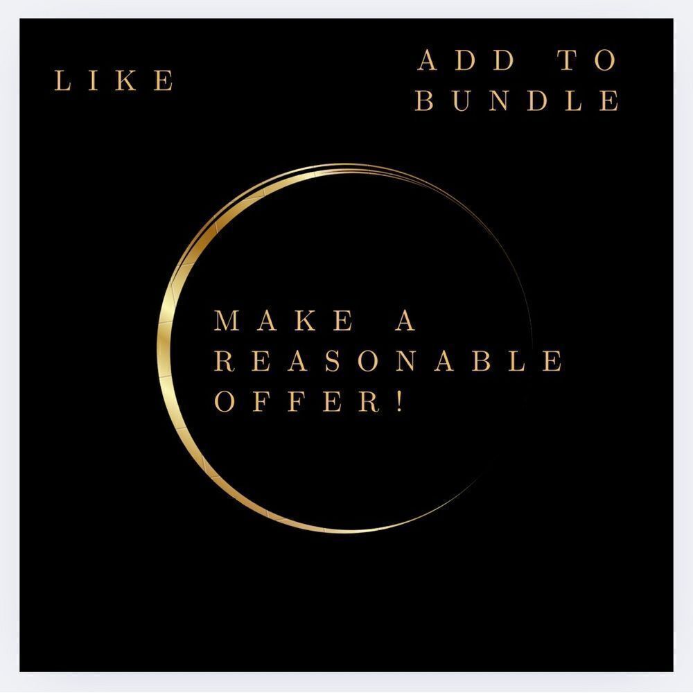 Like. Bundle. Send Reasonable Offer 🛍️